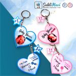 👶💖 ¡Tu Baby Shower merece un recuerdo especial! - Llavero forma corazón